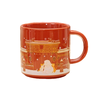 故宫官方店丨故宫的雪萌猫温感马克杯博物院文创杯子圣诞生日礼物