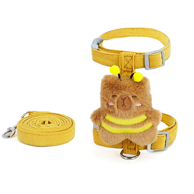 猫咪牵引绳防挣脱可调节遛猫绳子