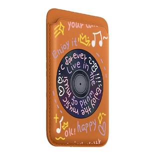 新款苹果magSafe磁吸卡包适用于iphone15promax皮革15卡套式14pro真皮质卡夹钱包配件插卡槽门禁卡p一体直刷