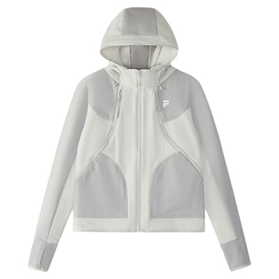 FILAFUSION女子梭织连帽上衣