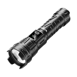 微笑鲨手电筒强光充电超长续航超亮变焦远射户外小型便携防水耐用