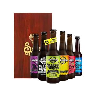 原装进口布瑞美斯特斯内克威温蛇毒混合精酿啤酒礼盒6支*1套