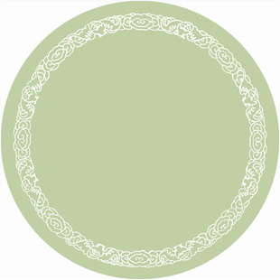 新中式优质水晶绒加厚地毯圆形电竞椅宝宝抓周百天满月地垫可定制