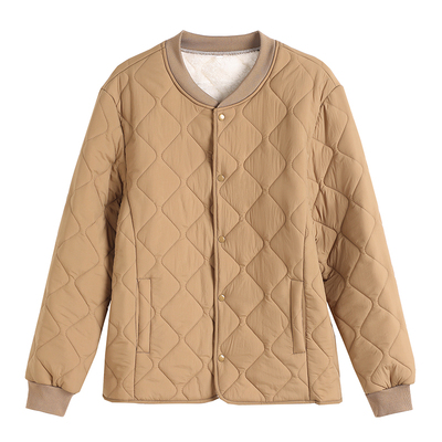 加绒加厚内胆棉衣男学生打底