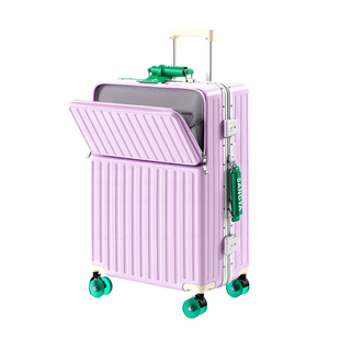 2025年新款行李箱拉杆箱女大容量28寸铝框旅行箱男学生密码皮箱子