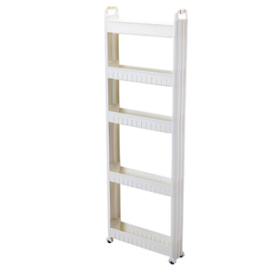 9/10cm卫生间浴室马桶夹缝置物架后上方多层落地式储柜厕所窄推车