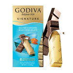 GODIVA歌帝梵进口72%90%可可黑巧克力排块可可脂考试学生运动零食