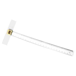 忆多加厚丁字尺制图专用机械工程土木绘图尺子超长T型尺120cm学生t字尺45/60/80/90/100cm有机塑料透明尺文具