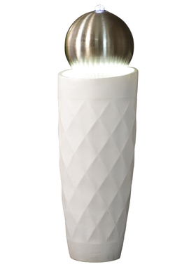 落地循环喷泉乔迁新居北欧风水球