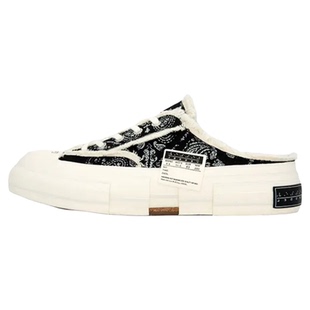 XVESSEL 吴建豪 明星同款 帆布鞋 黑白粉 男女同款舒适百搭半拖