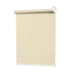 免打孔亚麻遮光卷帘窗帘升降卷拉式书房卧室防晒隔热办公室遮阳帘