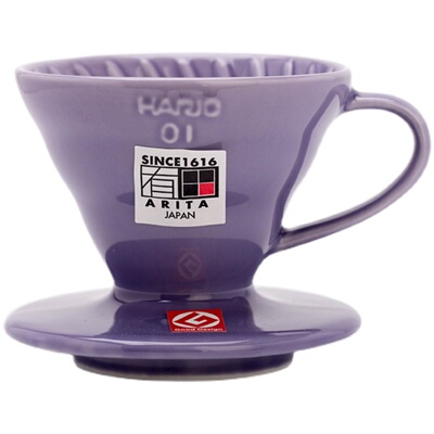日本HARIO进口有田烧V60陶瓷滤杯