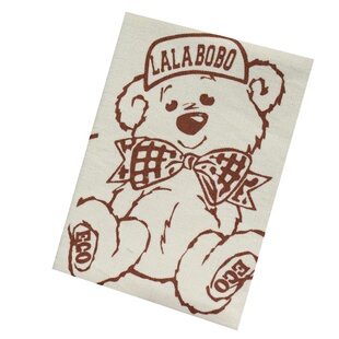 真我 熊熊 复古日系可爱手工布书衣手账本A5A6手帐封套笔记本礼物