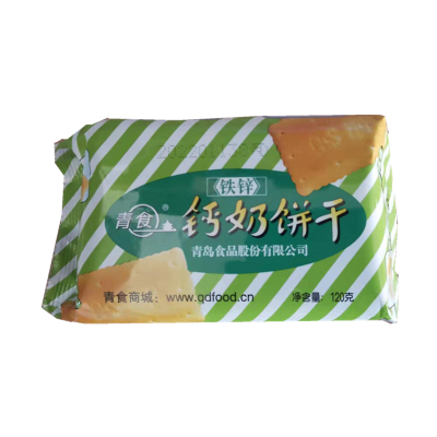青食钙奶饼干铁锌120g可泡牛奶