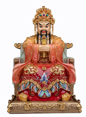 广济龙王神像家用玄关供奉摆件