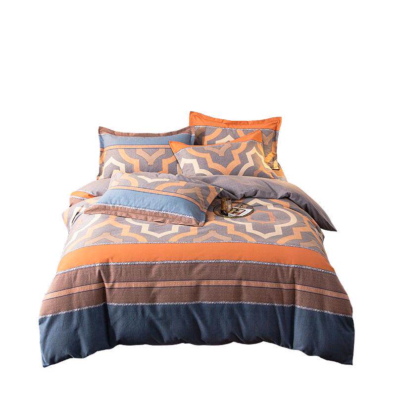 磨毛纯棉被套单件100全棉加厚单人被罩男200x230 180x220x240冬天