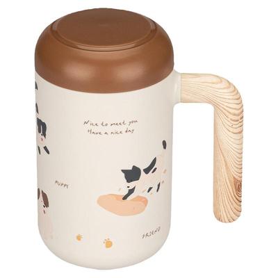 摩登主妇茶水分离陶瓷内胆保温杯