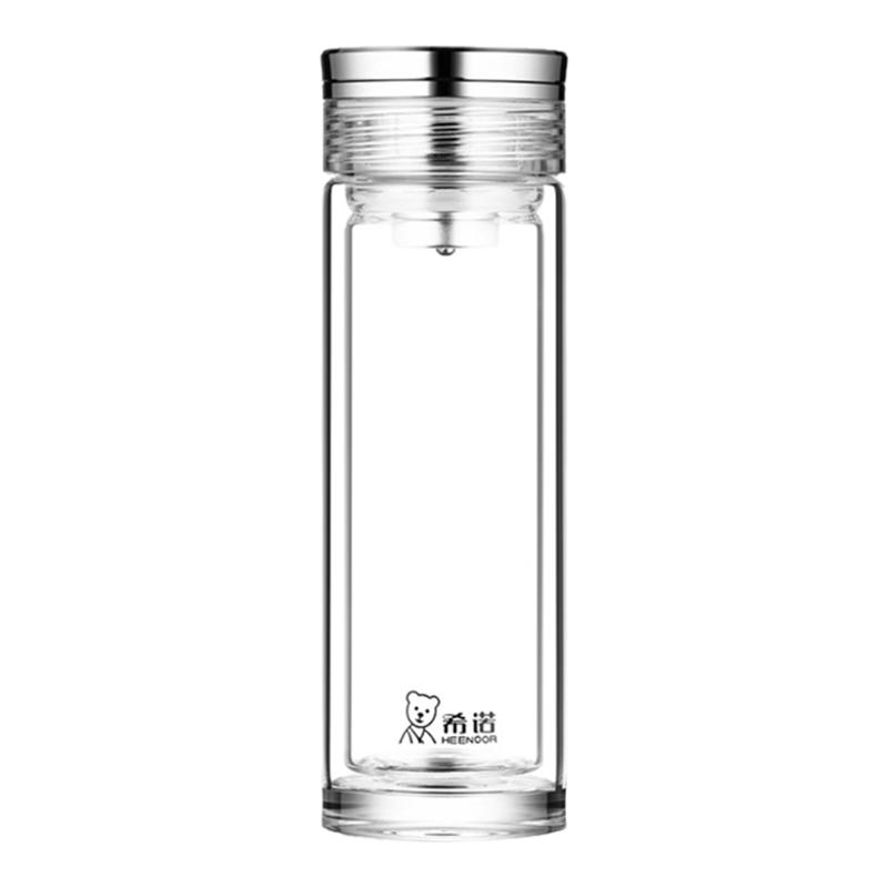 希诺双层水晶抗菌玻璃杯