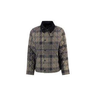 Barbour Tartan Transport 男女同款格纹绗缝夹克