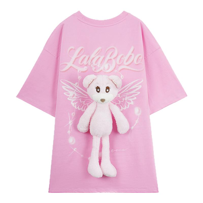 LALABOBO立体玩偶小熊T恤