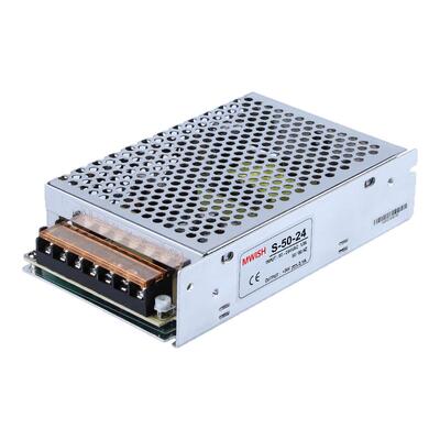 明伟NES/S-50w-24V2A开关电源12v变压器220v转5伏10a监控供电模块