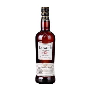 Dewar's帝王12年调配苏格兰威士忌700ml英国进口洋酒正品行货
