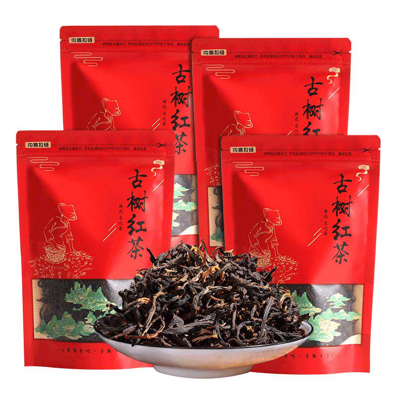 古树红茶云南滇红茶晒红凤庆