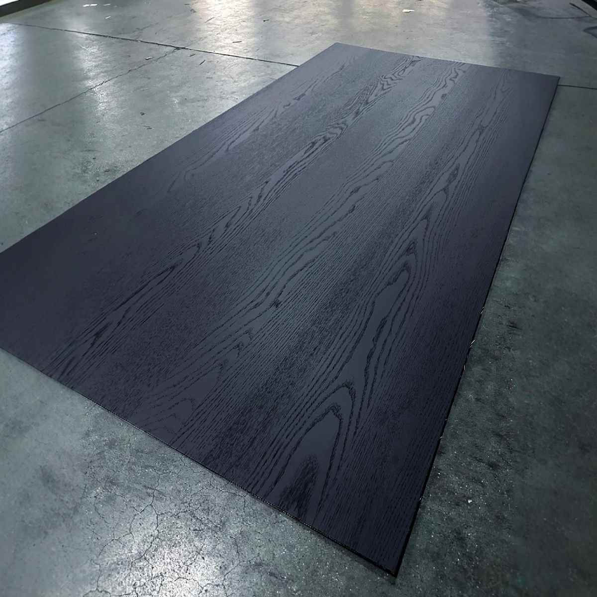 饰面板科定kd板护墙板透木意高饰面实木橡木半黑色式涂装定饰面板