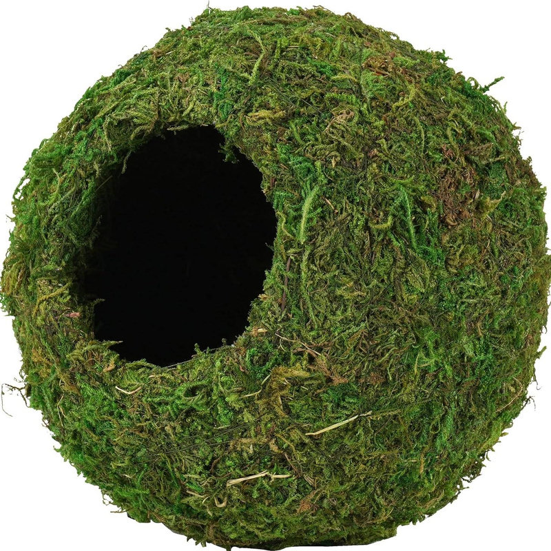 球形椰壳苔藓保湿躲避屋爬宠通用