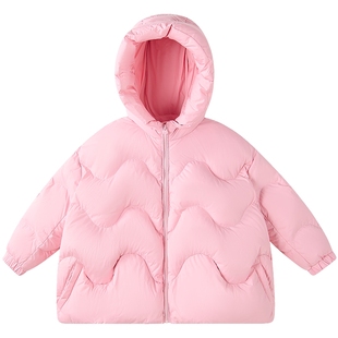 笛莎童装女童羽绒服2025冬装新款女宝宝小童儿童小女孩中长款外套