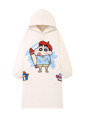 恶魔睡袍大卫懒人睡衣家居服网红