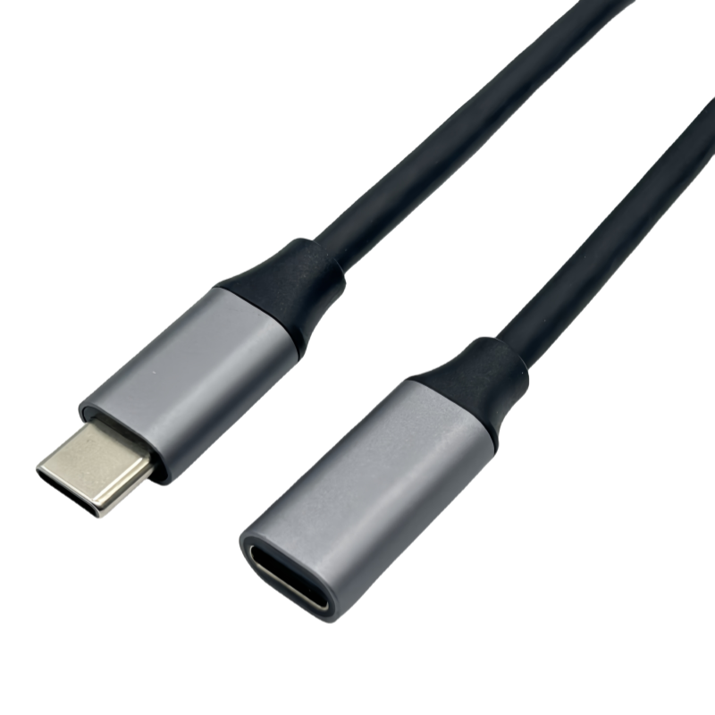 Type-c公对母延长线全功能16芯音视频转接加长4K投屏20Gbps数据线