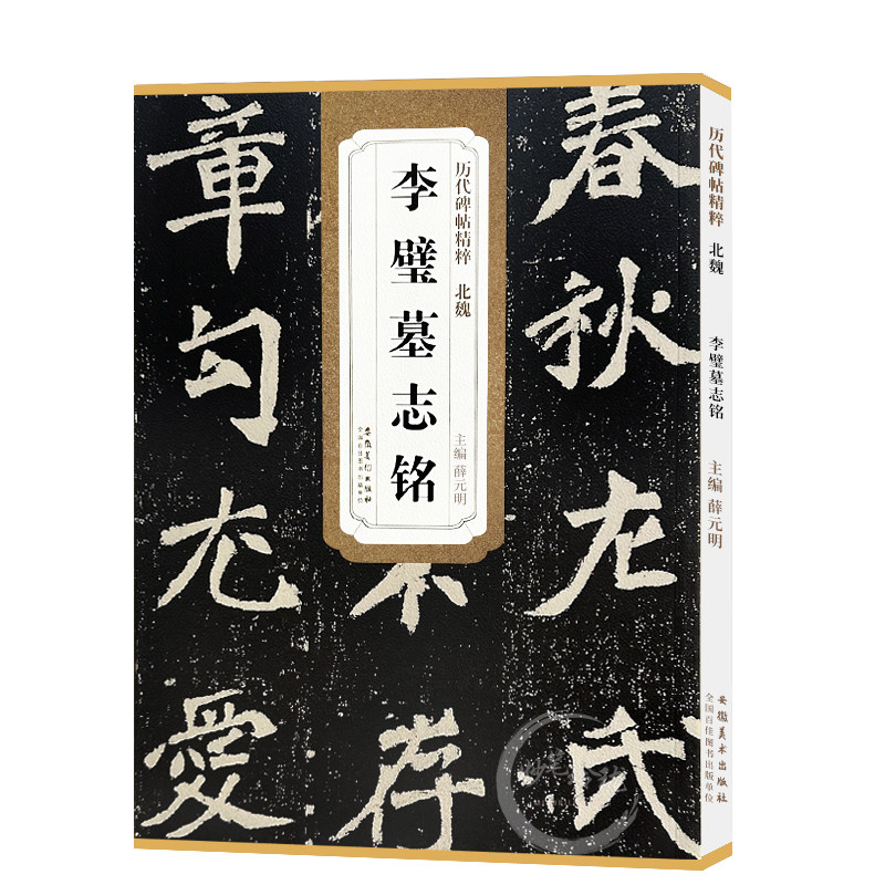 李璧墓志铭 北魏 历代碑帖精粹 临摹魏碑楷书书法毛笔字帖 附简体旁注 传世老碑帖名品 安徽美术出版社