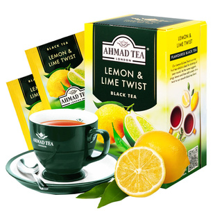 买3送1AHMADTEA进口英国亚曼茶伯爵红茶柠檬草莓水蜜桃水果茶冷泡