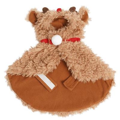 zeze宠物衣服麋鹿披风