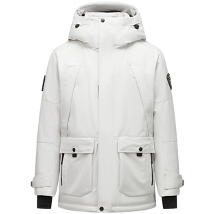 坦博尔科考联名极寒95绒羽绒服工装男女同款防寒加厚保暖冬装外套