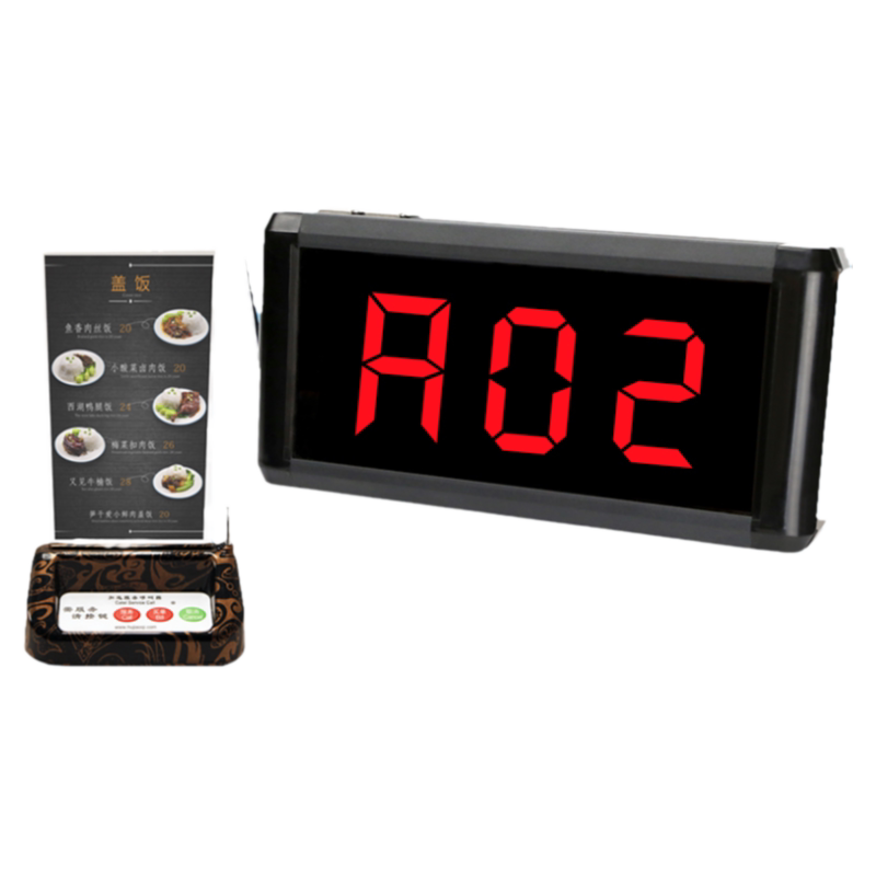 Catel加讯无线呼叫器餐饮茶楼餐厅叫号器三位接收主机棋牌室酒店KTV网吧服务语音播报医院养老院老人呼叫按铃