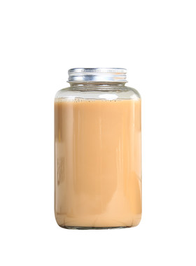 u形奶茶玻璃冷泡茶瓶密封饮料罐