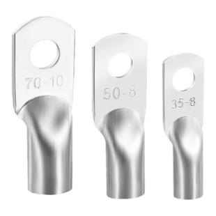 JG紫铜线鼻子加厚端子头线耳线铜鼻子船用接头线鼻子国标A级紫铜