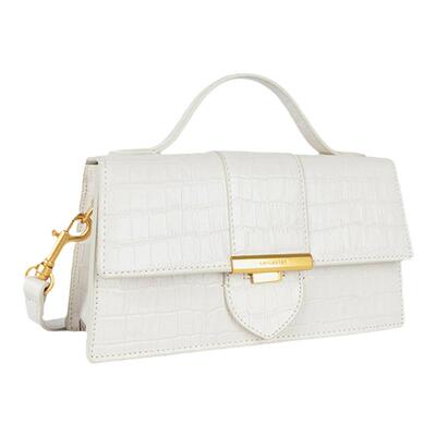 Lancaster压纹牛皮斜挎包