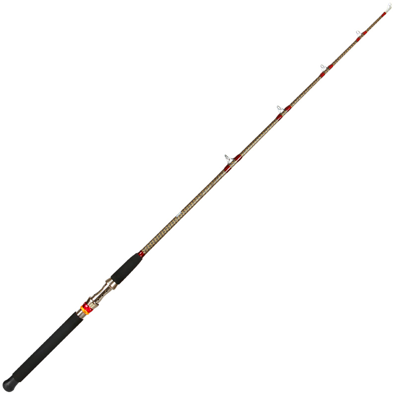 锚鱼王独节锚杆单节加粗超硬船竿拖钓竿铁板竿船钓鱼竿冰钓锚鱼竿