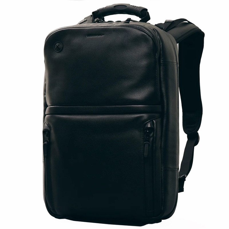 日本HUB5高级真皮商务电脑包20L