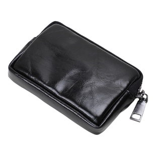 xmyb 欧美牛皮手工简约拉链零钱包 真皮短款钱包驾照包卡包小手包