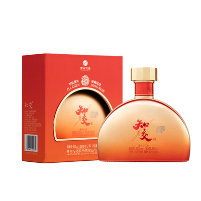 习酒知交龙年生肖酒53°白酒