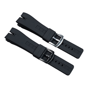 瑞途适用罗杰杜彼王者系列EXCALIBUR凹口硅胶手表带男表链 26mm