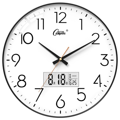 【品质推荐】康巴丝长续航挂钟