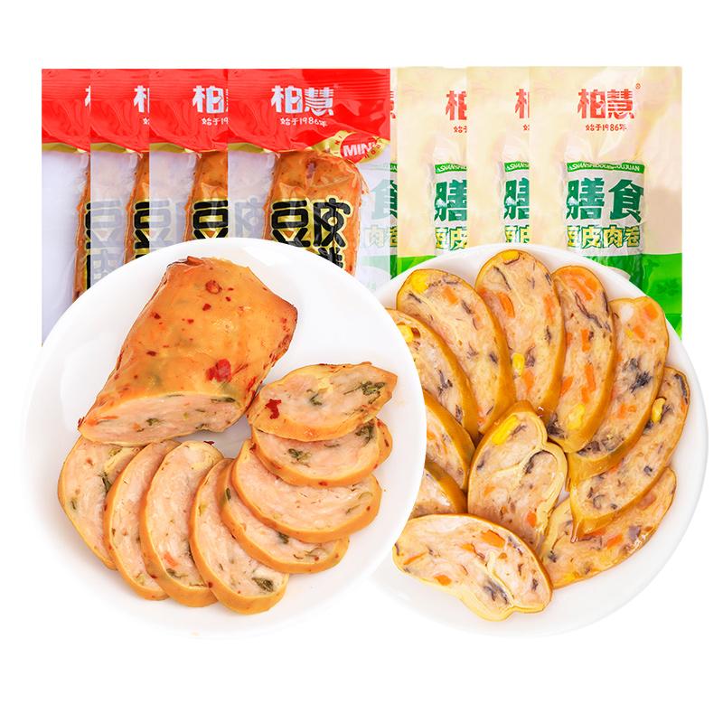 【超值12袋】柏慧膳食豆皮肉卷肠