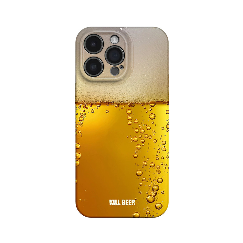 冰啤酒~适合夏天的创意ins适用iPhone16/15promax手机壳新华为pura70苹果13全包小米14小众畅享70iqooneo10软