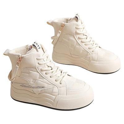 星期六厚底雪地靴女2025新款冬季加绒保暖加厚休闲爆款高帮棉鞋子