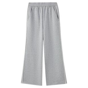 【云柔棉】eland kids衣恋童装女童裤子2026年春季新品直筒休闲裤